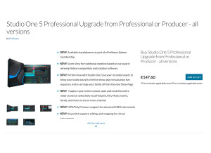 PreSonus Studio One 4 Professional (40510)