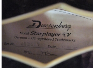 Duesenberg Starplayer TV (19644)