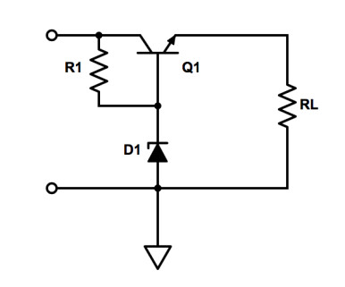 Re&#769;gulateur Zener Transistor se&#769;rie