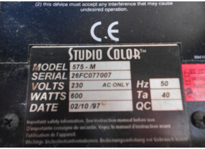 High End Systems Studio Color 575 (57209)