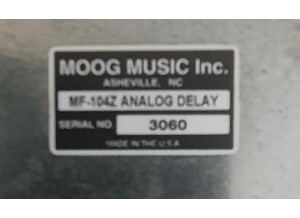 Bomb Factory Moogerfooger Analog Delay