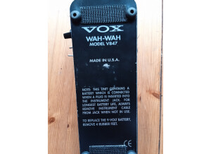 Vox V847 Wah-Wah Pedal [1994-2006] (47907)