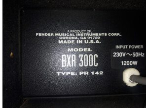Fender BXR 300