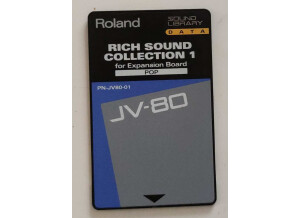 Roland PN-JV80-01 Rich Sound Collection 1