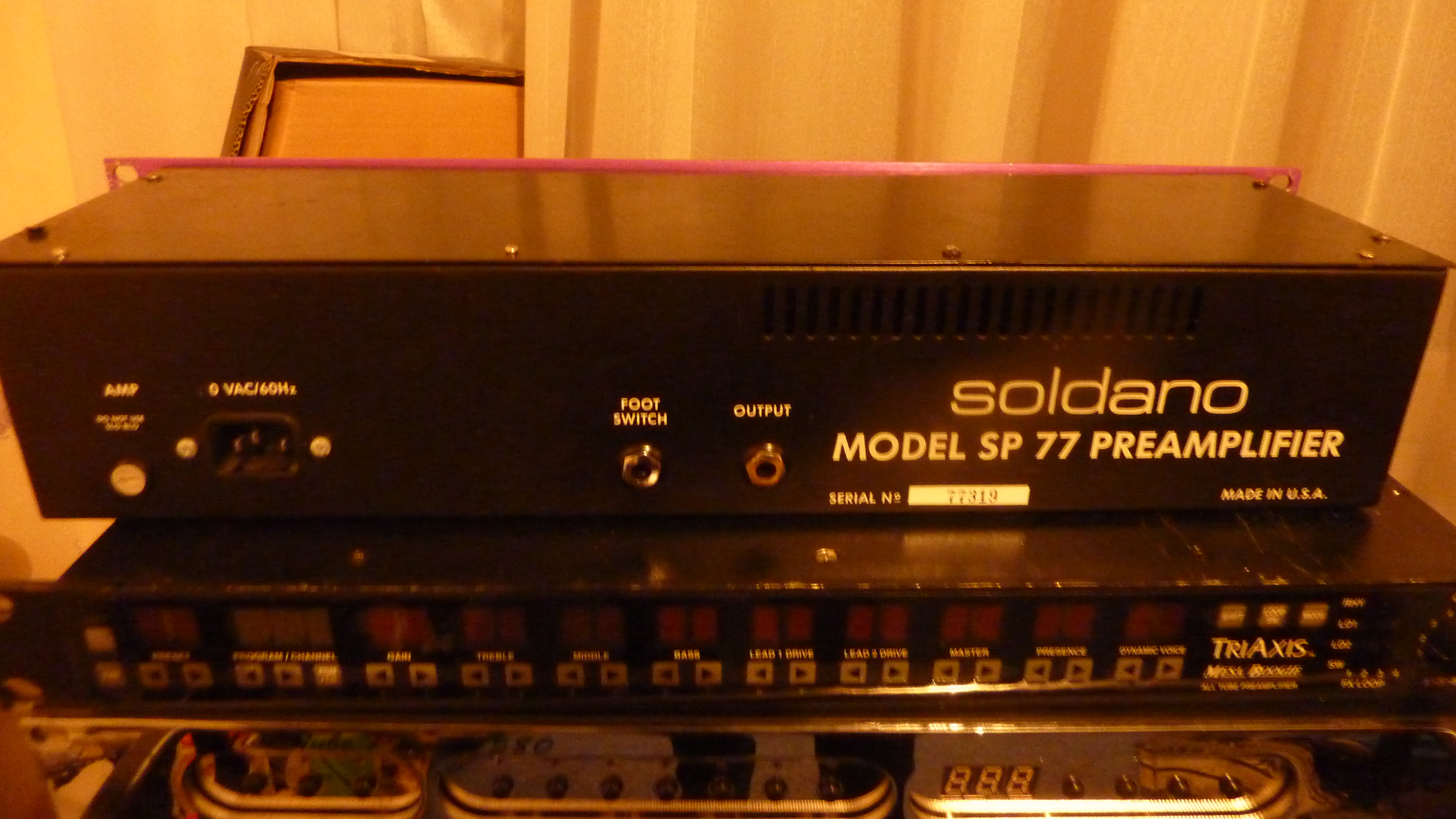 SP-77 Series II (Made in USA) Soldano - Audiofanzine