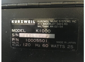 Kurzweil K1000