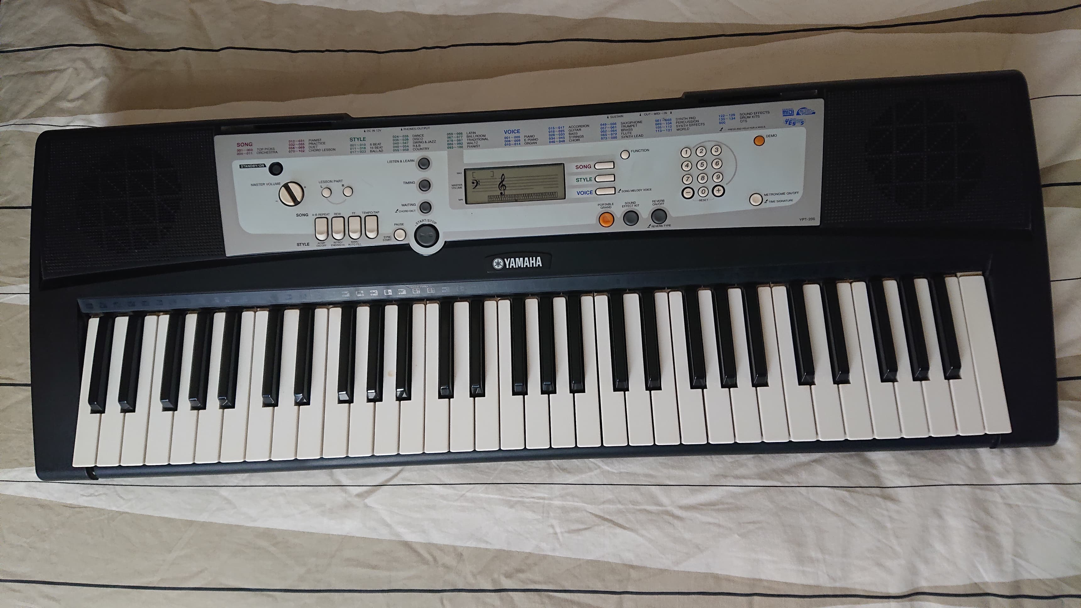 yamaha ypt200