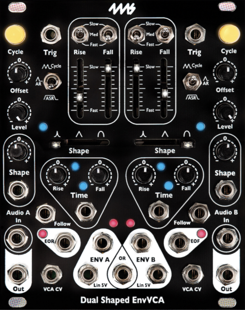 4ms Company Dual Shaped EnvVCA : Dual Shaped EnvVCA