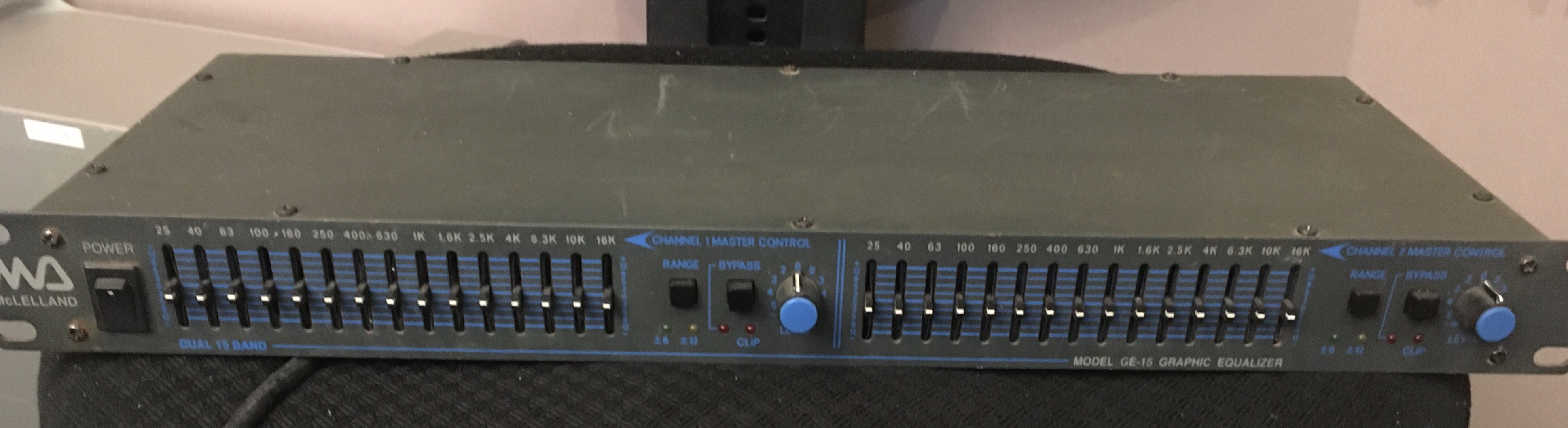Vds égaliseur graphique stéréo McLelland Model GE-15