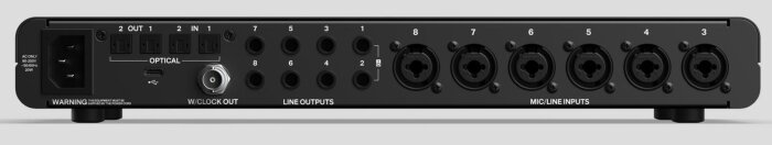 Audient EVO 16 : Back Audient EVO 16 : Back