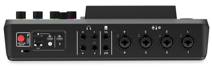Rodecaster Pro II Back Rodecaster Pro II Back