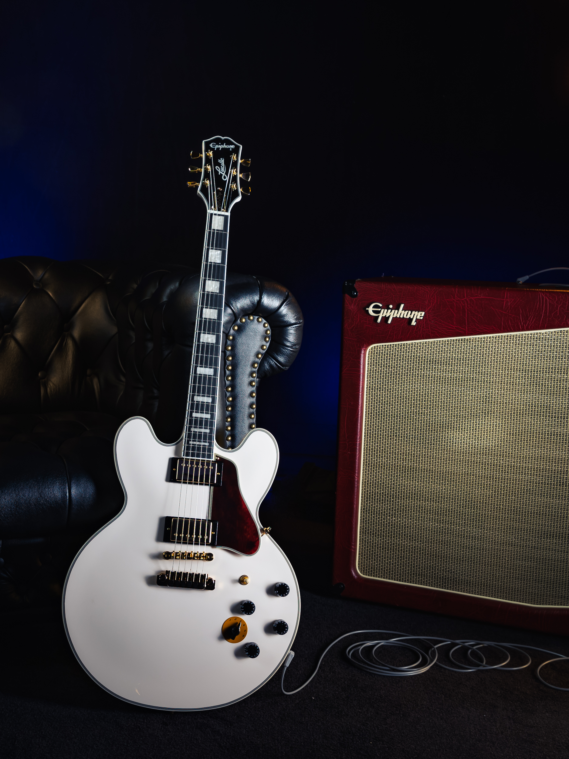 Epiphone BB King Bone White 01