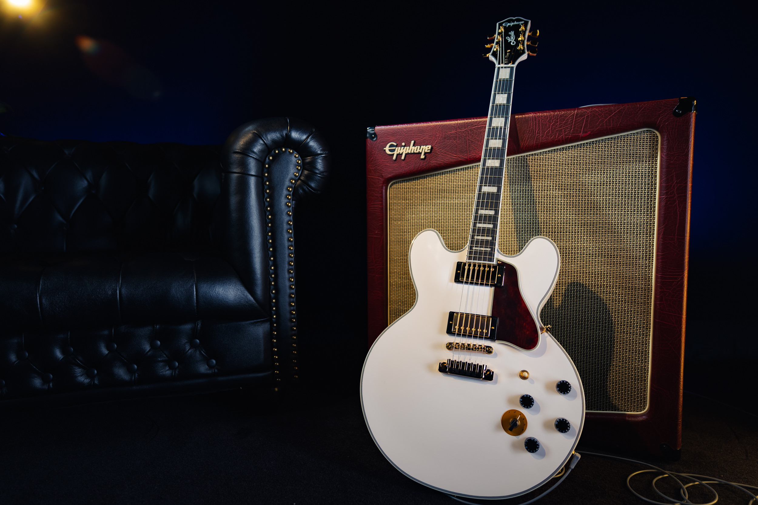 Epiphone BB King Bone White 08