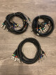 Plusieurs câbles audio multipaires