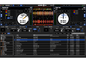 2 Deck View (horizontal waveforms) FX Panel open