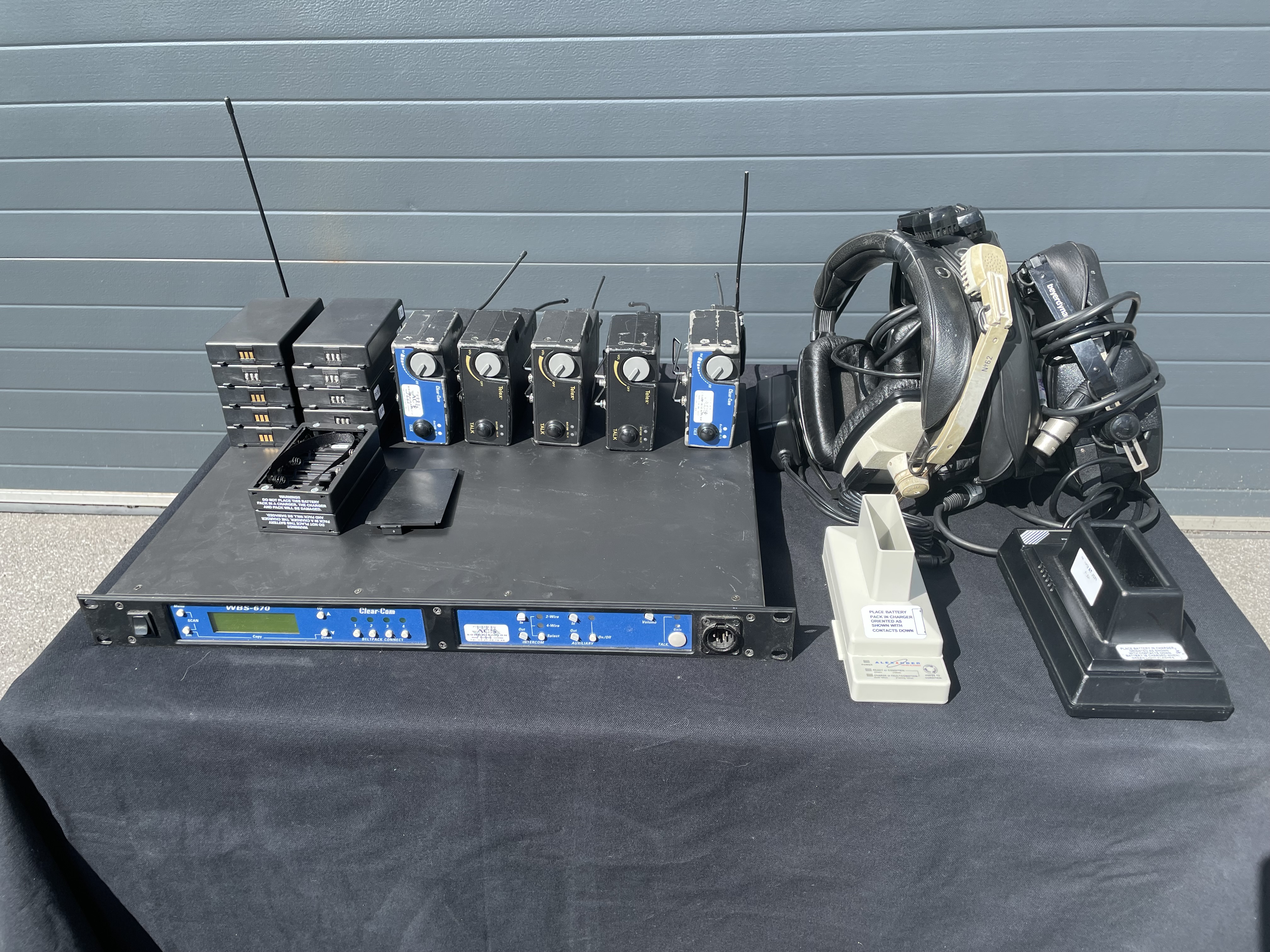 Vends Kit intercom HF clear-com WBS670