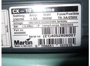 Martin Light CX-10 Extreme