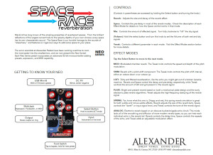 Alexander Pedals Space Race (23683)