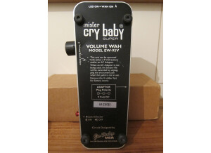 Dunlop EW95V Mr Cry Baby Super Volume Wah (71157)