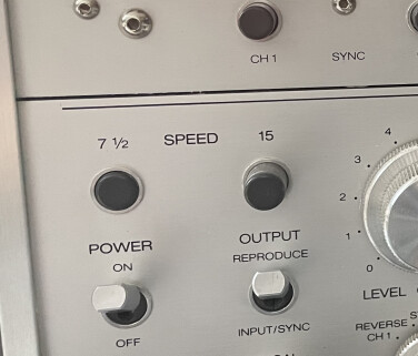 Revox PR99 vitesses Revox PR99 vitesses