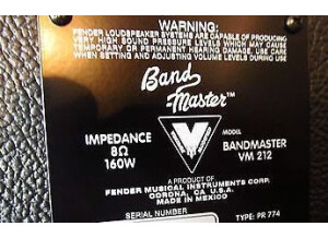 Fender Band-Master VM 212 Enclosure (27747)