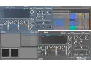 Nimbus and R4 open in Ableton Live