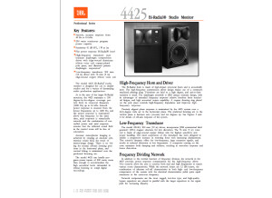Brochure JBL 4425