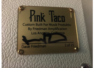 Friedman Amplification Pink Taco