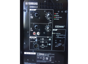 Enceinte Yamaha DBR12 connectique.JPG