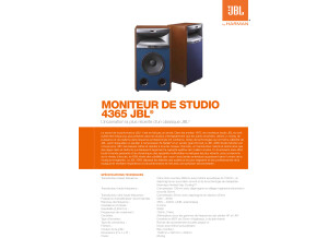 JBL 4365 studio monitor
