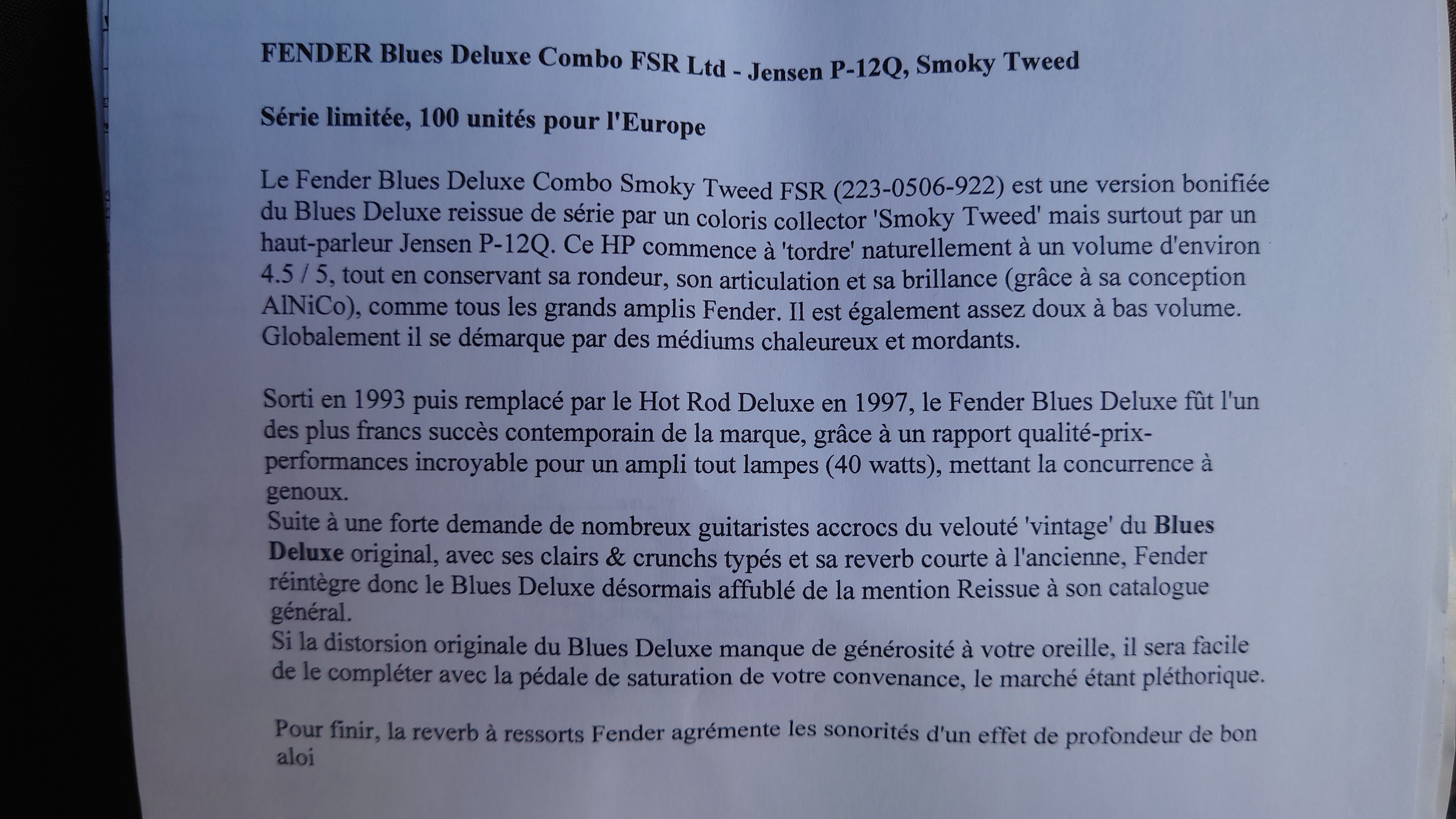 Blues Deluxe 