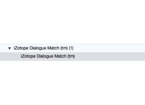 iZotope Dialogue Match (37972)
