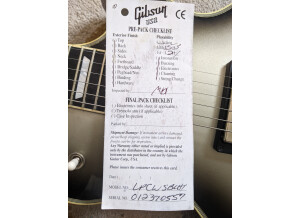 Gibson Custom Shop - Les Paul Custom Silverburst 2007