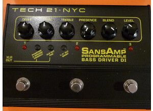 Tech 21 SansAmp Bass Driver DI Programmable (68372)