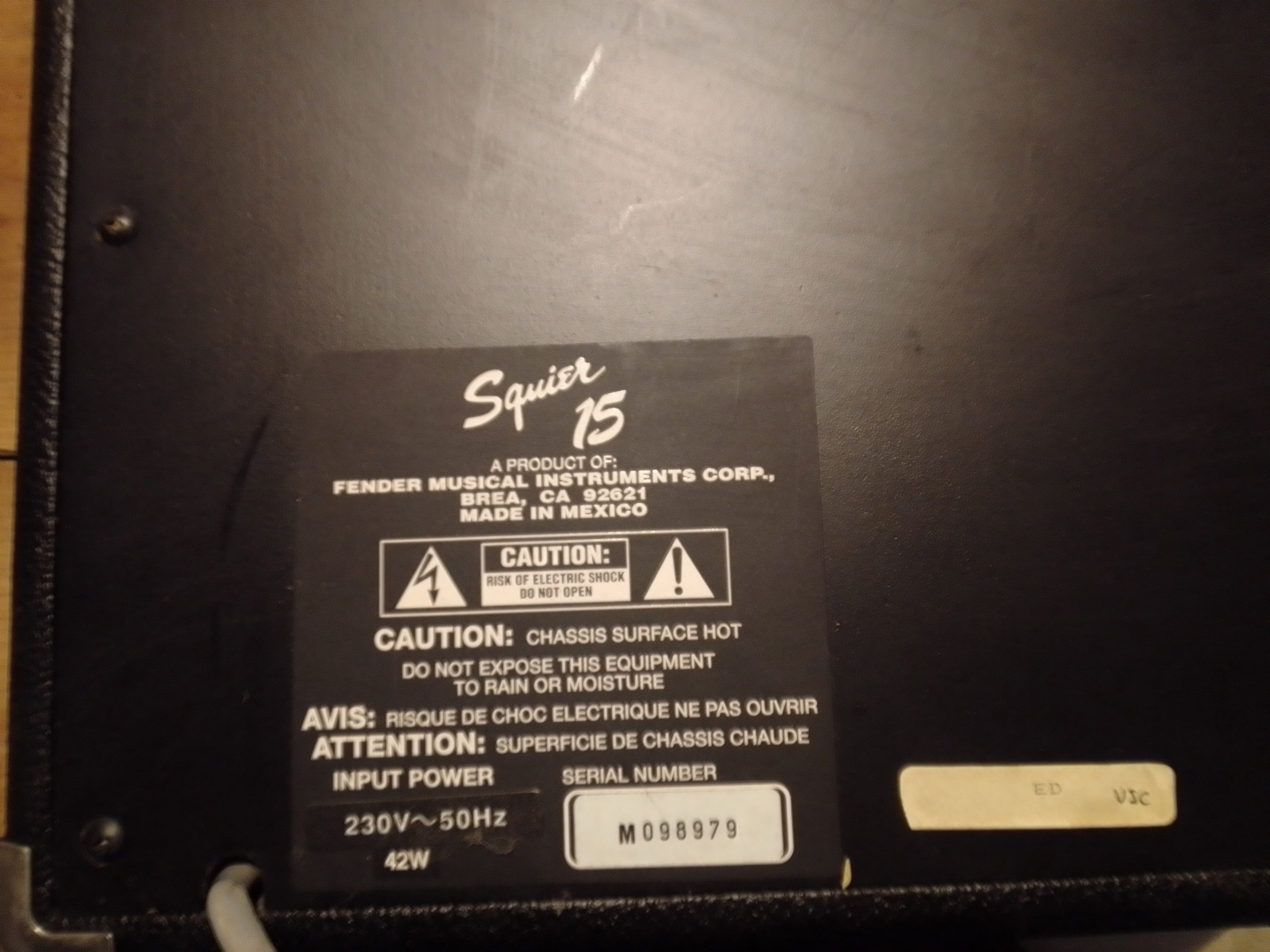 Squier 15 (82814)