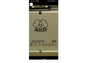 AKG Drum set standard (D112 + 4 C418)