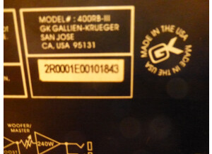 Gallien Krueger [RB Series] 400RB-III