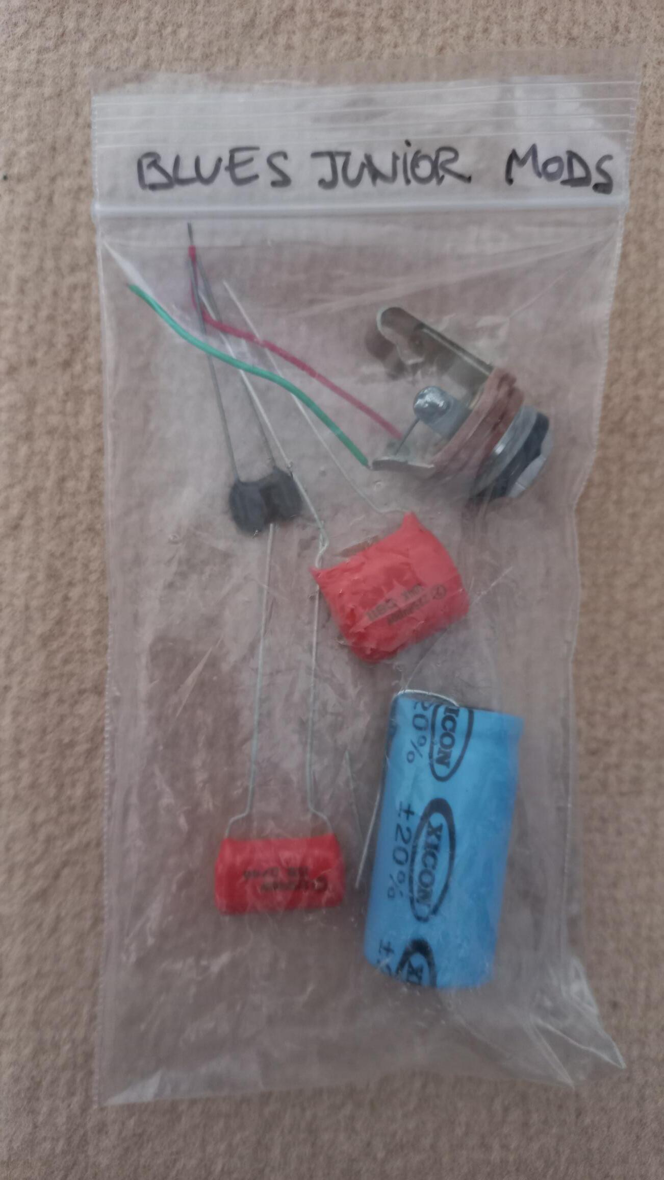 FROMEL Mods : Tone stack, etc .. pour Blues Junior