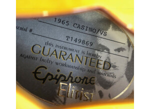 Epiphone Elitist 1965 Casino Vintage Outfit (55380)