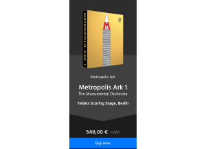 Orchestral Tools Metropolis Ark 1 (33121)