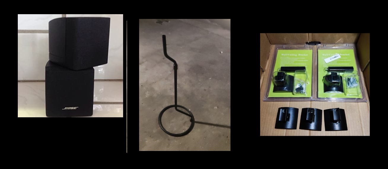 Accessoires Home cinéma Bose acoustimass (Double cube, fixations, pieds, etc)  idéal bar, home cinéma, lounge, etc   Enceinte D