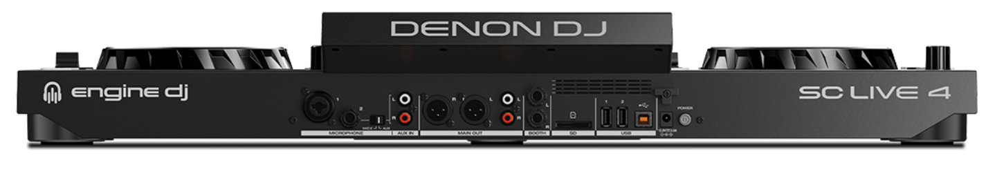 Denon DJ SC Live 4 : Rear