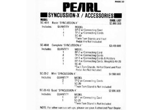 Pearl Drum-X (63615)