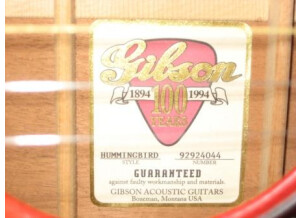 Gibson Hummingbird - True Vintage