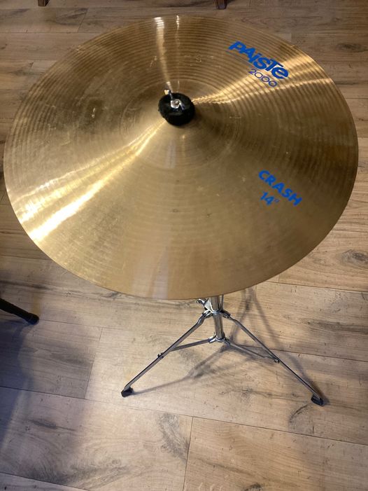 Cymbale Paiste 2000 power crash 14 et pied