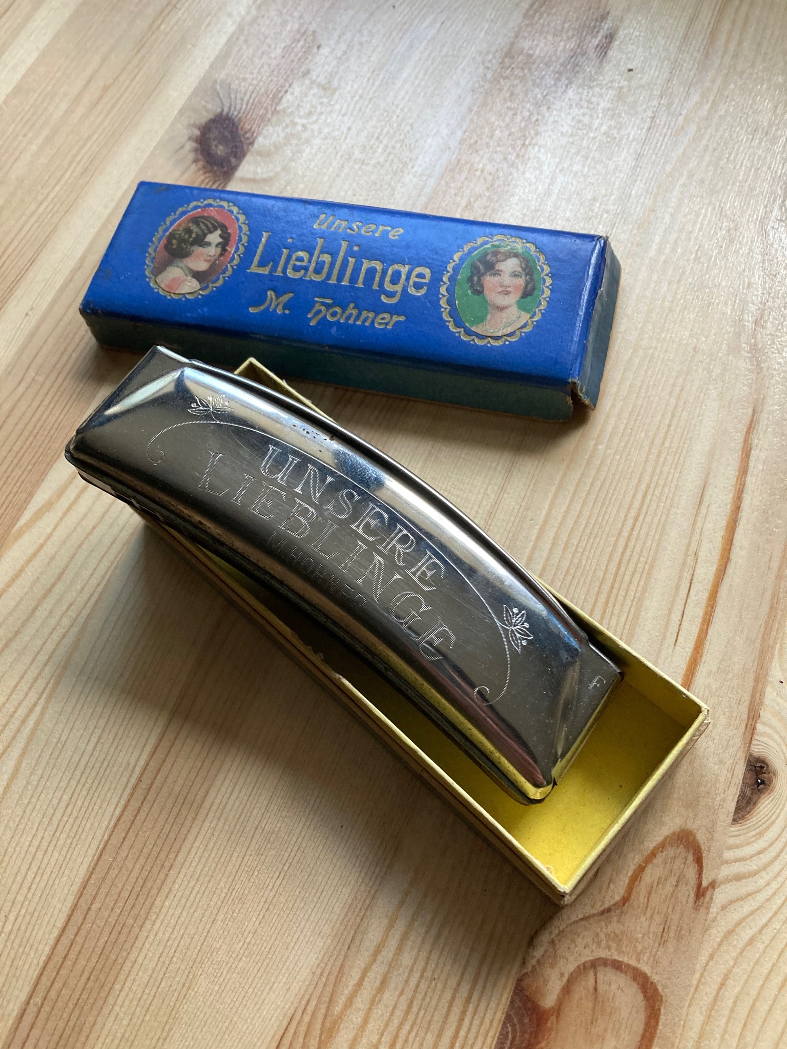 Harmonica vintage Unsere Lieblinge M. Hohner