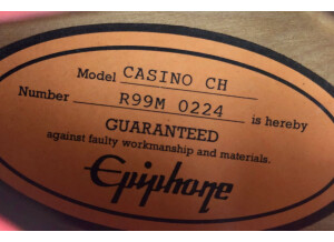 Epiphone Casino [1995-?] (61678)