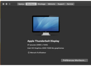 Apple Thunderbolt Display 27' HD