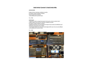 Vente Avid Artist Control & mix