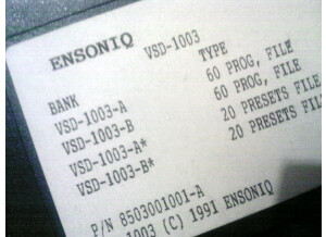Ensoniq VFX SD (19029)